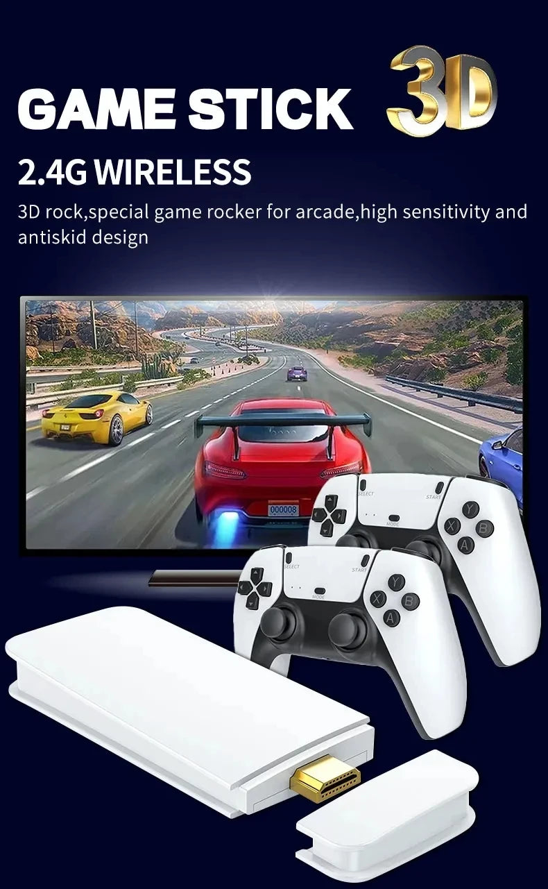Game Stick with 20000+ Retro Game HD Output Two-player for PS1