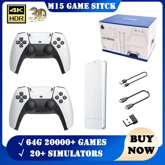 Game Stick with 20000+ Retro Game HD Output Two-player for PS1